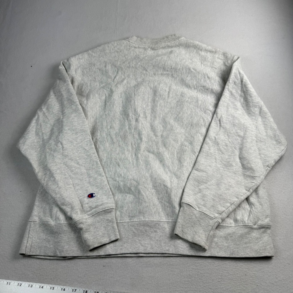 Champion Reverse Weave Hopkins Sweatshirt Mens XL Grey Heather Crewneck Graphic - Picture 2 of 5